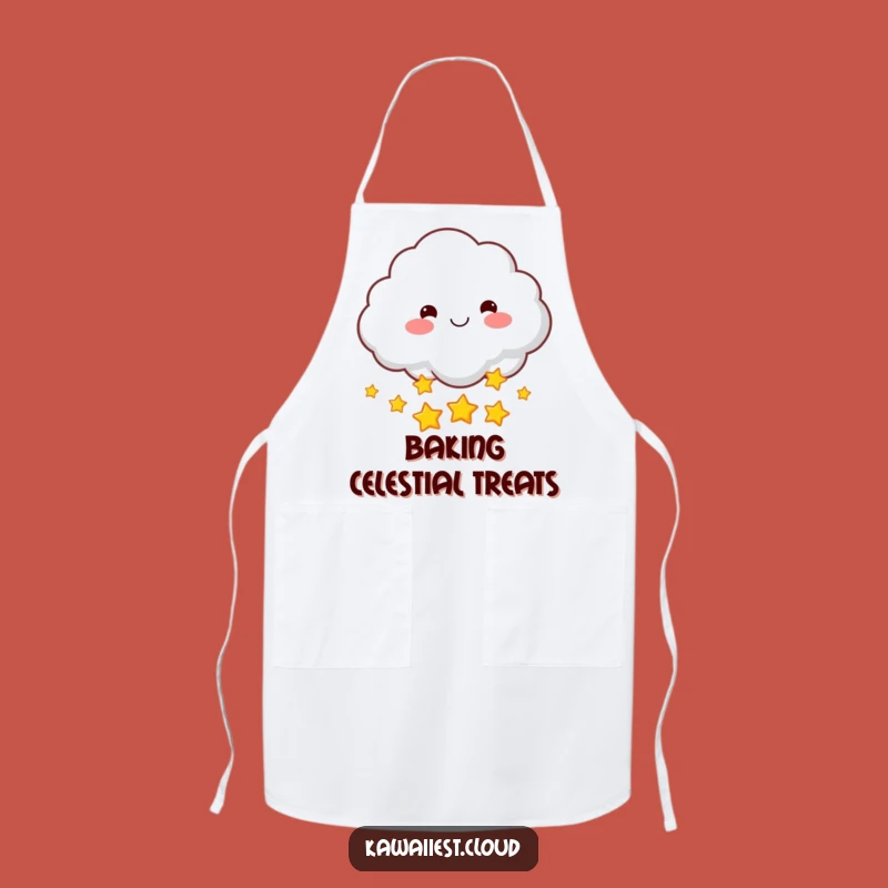 Funny Star-Throwing Cloud Apron: Magical Kitchen Wear