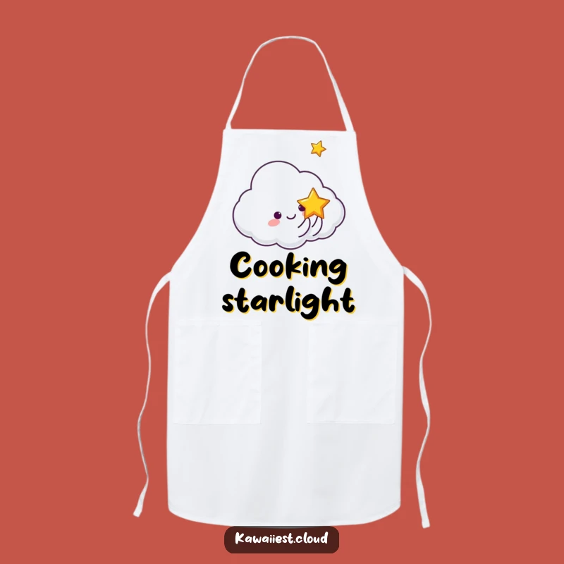 Funny Cloud Tossing Star Apron: Celestial Kitchen Wear, Great Starry Gift