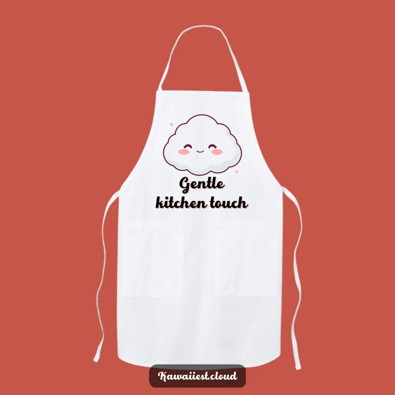 Funny Cloud Comfort Apron: Chef Character Wear for Gentle Cooking