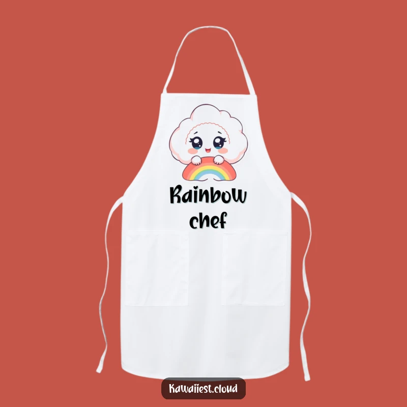 Funny Cloud Rainbow Apron: Cook with Joy and Wonder, a Humorous Gift