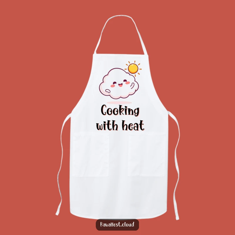 Funny Cloud Spinning Sun Apron: Celestial Kitchen Wear, Great Cosmic Gift
