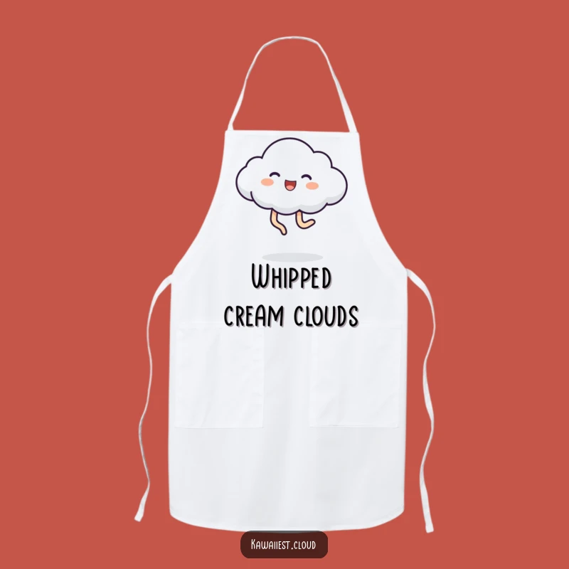 Funny Jumping Cloud Apron: Kitchen Fun, Kicking Legs Design, Perfect Funny Gift for Cooks