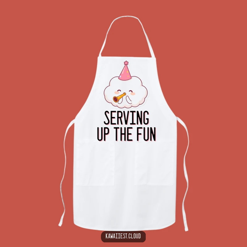 Funny Party Cloud Apron: Festive Fun for the Party Chef