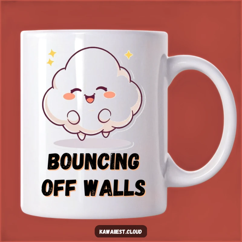 Funny Bouncing Cloud Mug: Playful Mischief Character Gift
