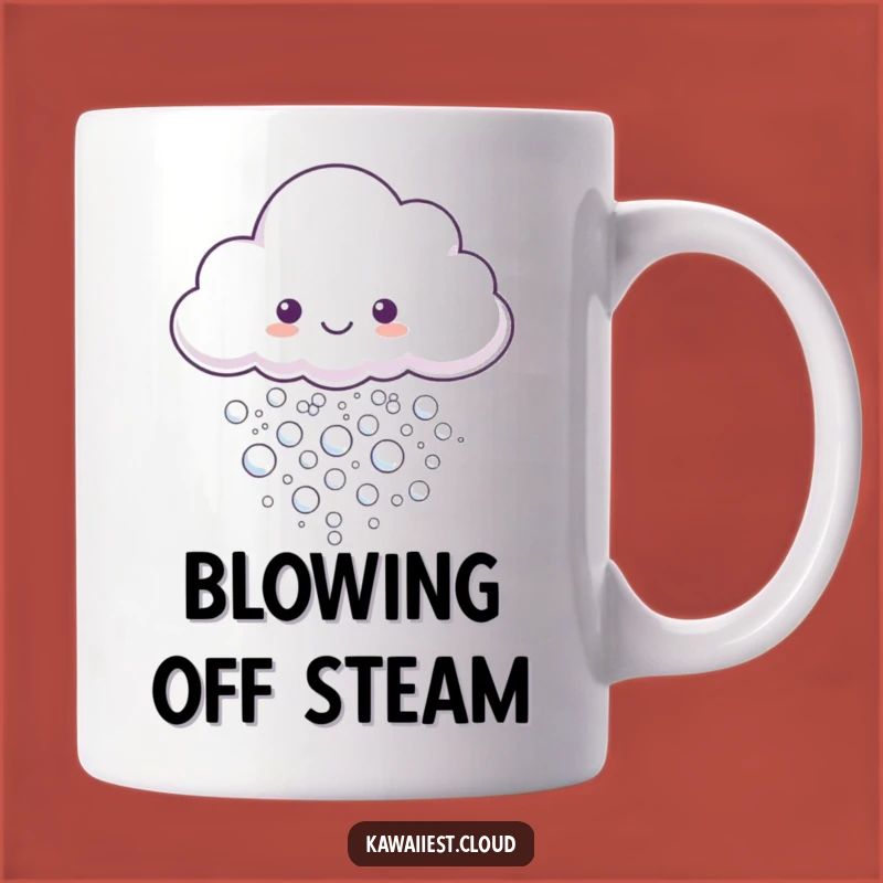 Funny Bubble Cloud Mug: Shimmering Bubbles, Joyful Release, Perfect Funny Gift for Lighthearted Fun