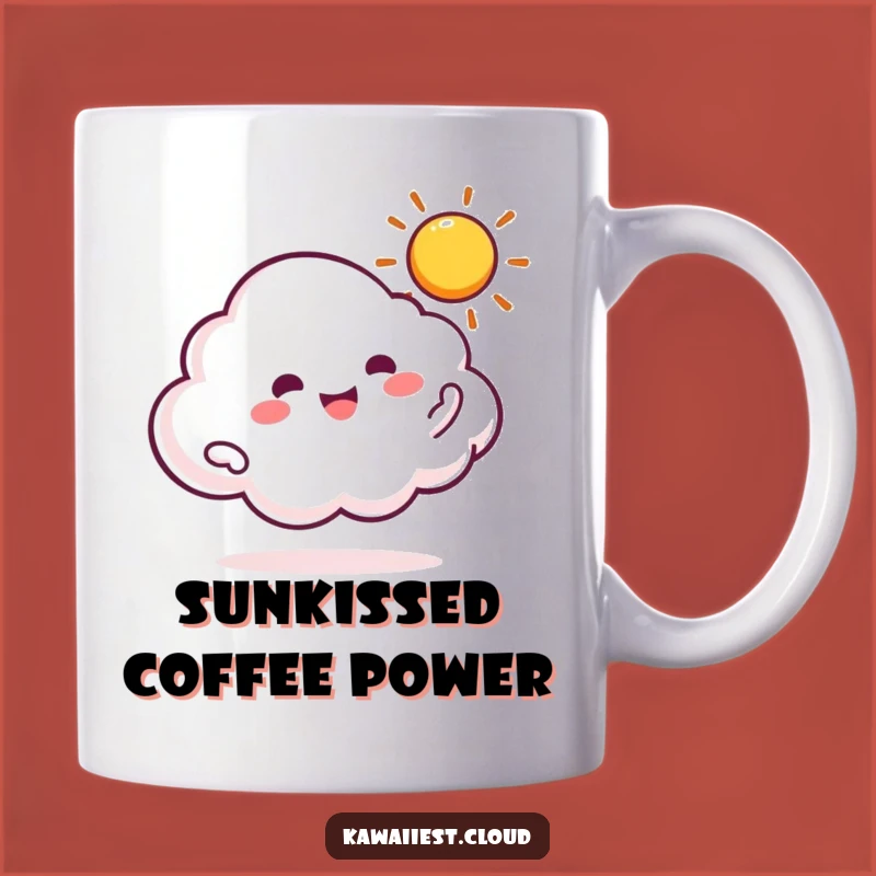 Funny Cloud Spinning Sun Mug: Cosmic Humor, Perfect Gift for Stargazers