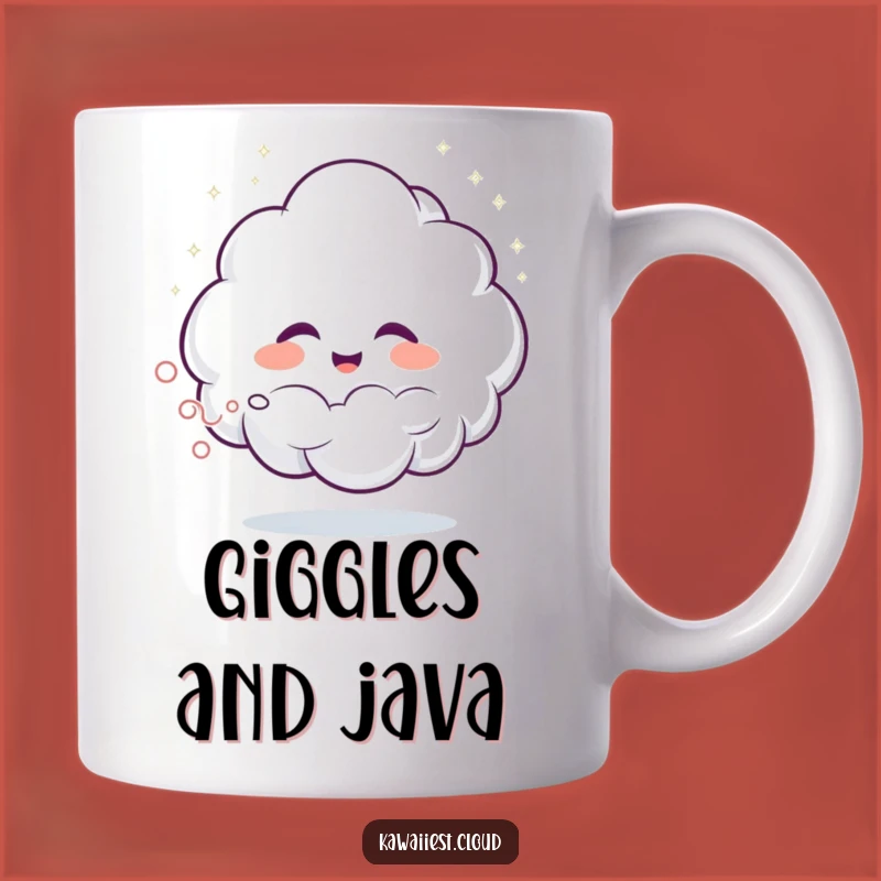 Funny Giggling Cloud Mug - Sprays Joyful Mist, A Perfect Humorous Gift!