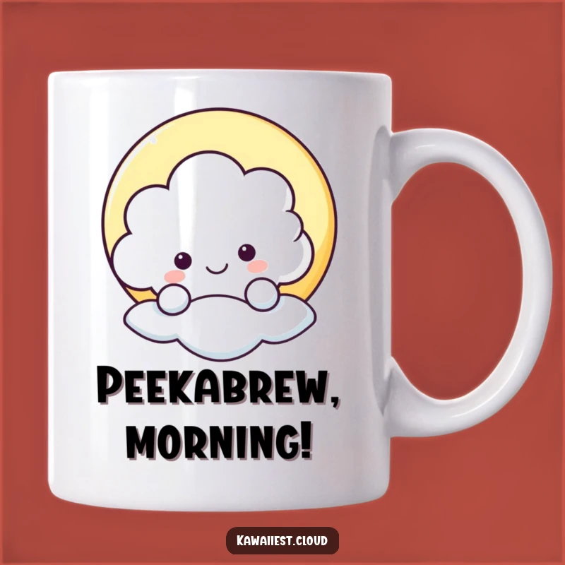 Funny Peek-a-Boo Cloud Mug - The Perfect Cheerful Gift for Anyone!