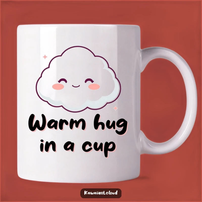 Funny Cloud Comfort Mug: Gentle Character Gift for Cozy Moments