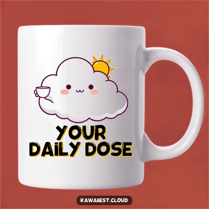 Funny Sunshine Cloud Mug: Offer of Joyful Drink Gift