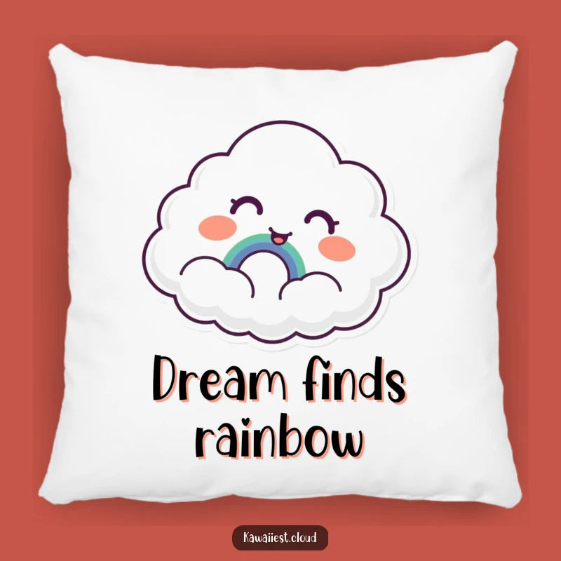 Cute Funny Cloud Rainbow Surprise Pillow: Cozy Comfort and Happy Dreams