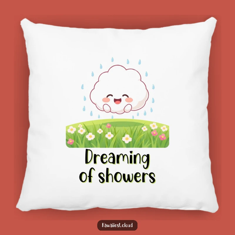 Funny Cloud Rain Pillow: Joyful Character Showering Gentle Rain, Cozy Comfort Gift