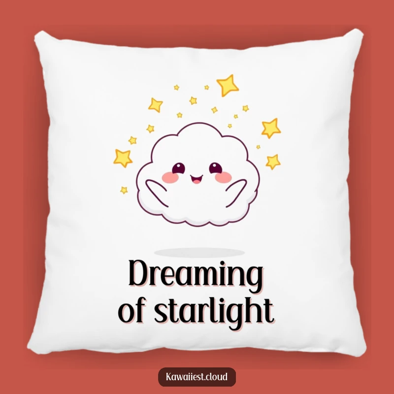 Funny Cloud Firefly Pillow: Cozy & Whimsical Character Decor