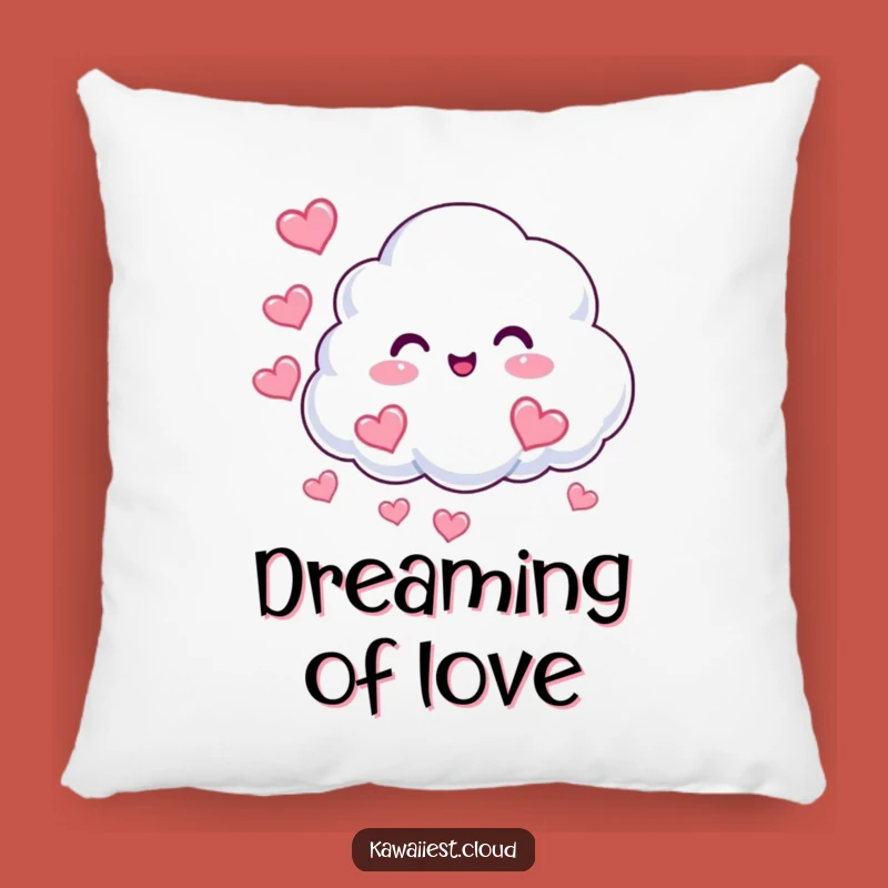 Funny Cloud Hearts Pillow: Cozy Character, Love Comfort, Perfect Funny Gift