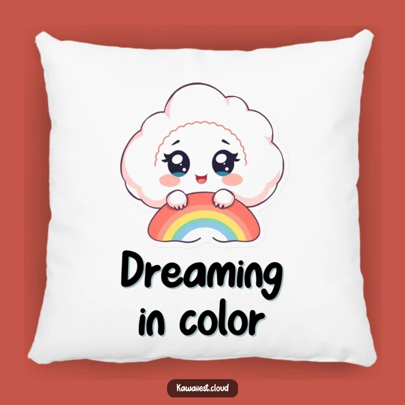 Funny Cloud Rainbow Pillow: Soft Comfort with Whimsical, Cheerful Vibes