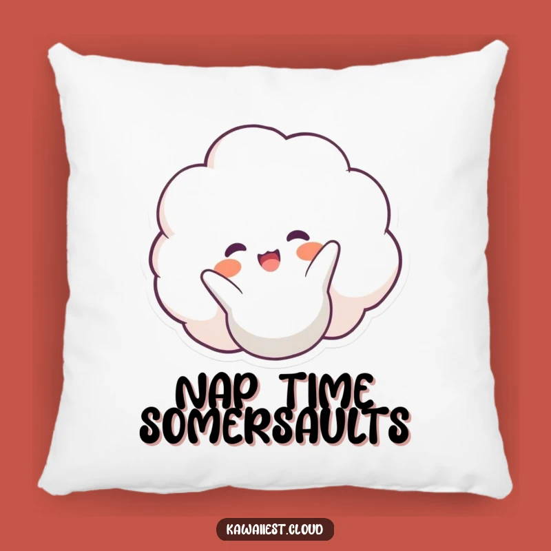 Funny Happy Cloud Pillow - Cozy Joyful Cushion, Perfect Gift for Smiles
