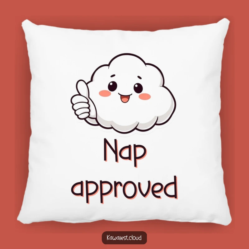Cute Funny Cloud Thumbs Up Pillow: Cozy Comfort and Positive Vibes