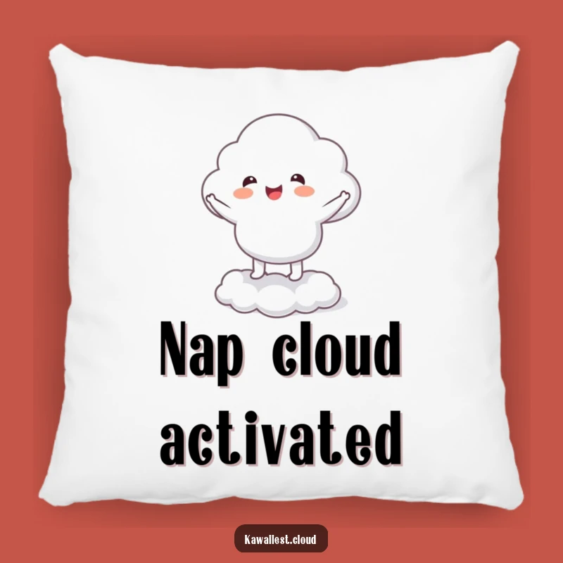 Funny Cloud Jig Pillow: Cozy Humor with a Dancing Character Design