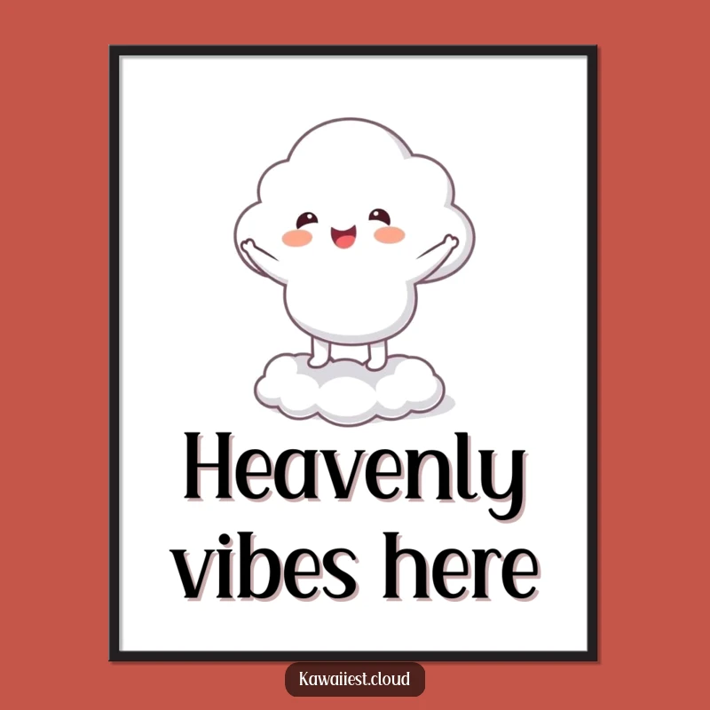 Funny Cloud Jig Digital Art: Joyful Character Dance for Instant Smiles