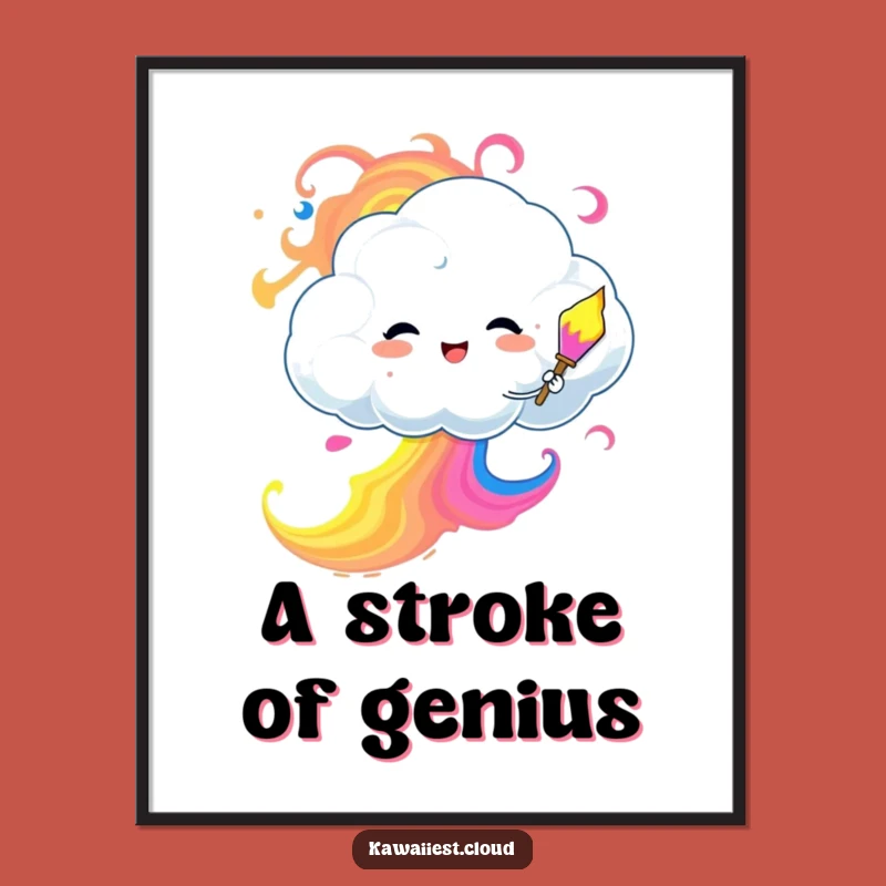 Funny Cloud Painter Digital Art: Instant Sky Art for Your Walls