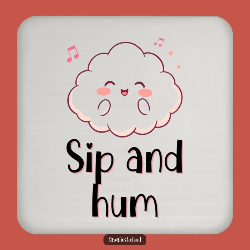 Funny Cheerful Cloud Coaster: Airy Tune Protection, Perfect Humorous Bar Gift