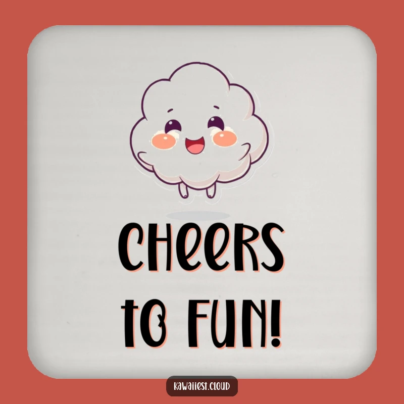 Funny Cloud Bounce Coaster: Protect Surfaces with Characterful Joy