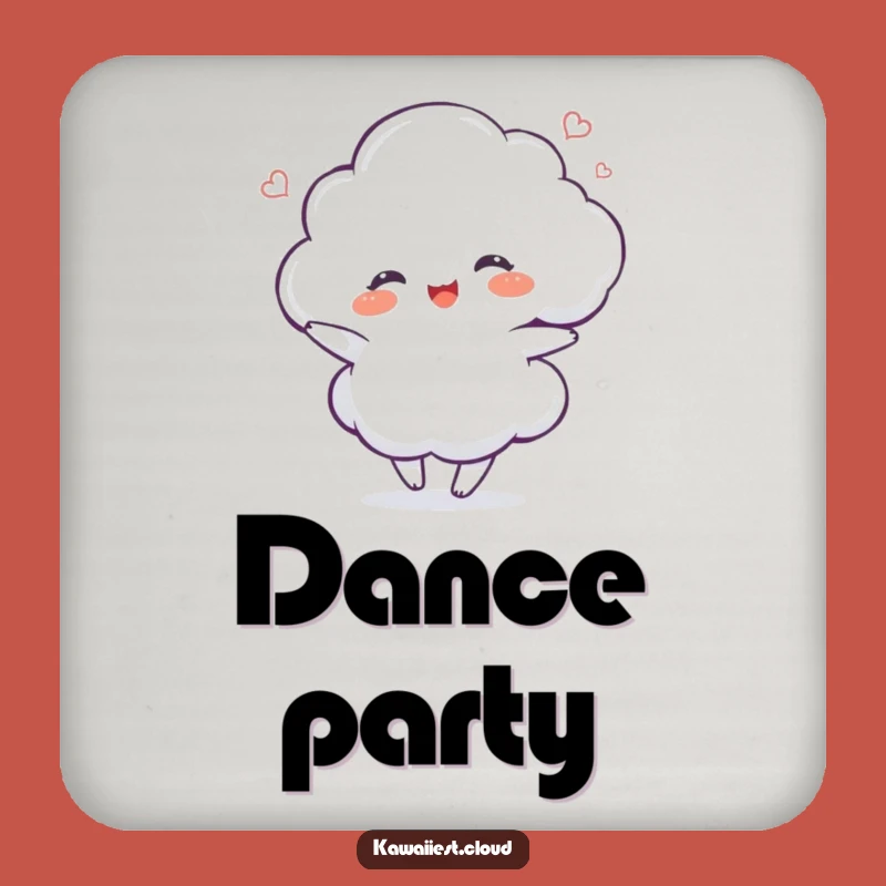 Funny Dancing Cloud Coasters: Delighted Protection, Joyful Table Decor