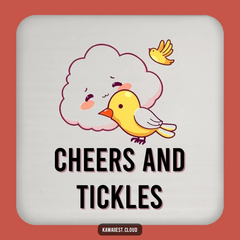 Funny Mischievous Cloud Coaster - Plane Table Protection, Perfect Cheeky Gift