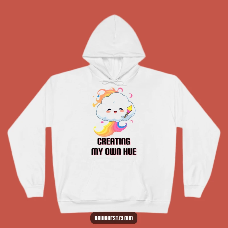 Funny Cloud Painter Hoodie: Cozy Canvas for Your Creative Spirit
