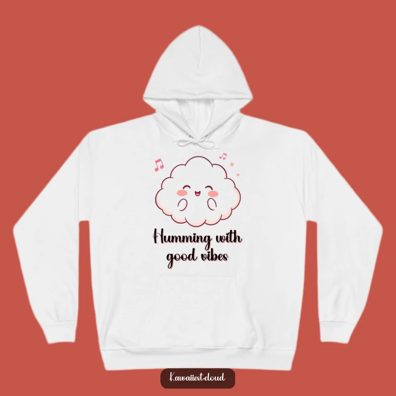 Funny Cheerful Cloud Hoodie: Cozy Airy Tune Sweatshirt, Perfect Humorous Gift