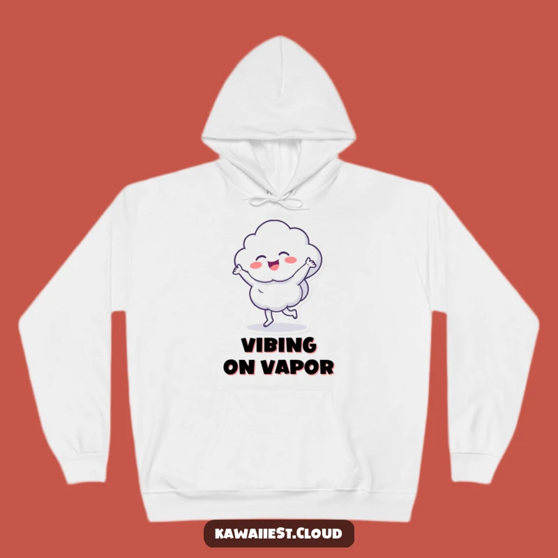 Funny Dancing Cloud Hoodie: Cozy & Energetic Character Wear, Ultimate Humorous Gift for Fun Lovers
