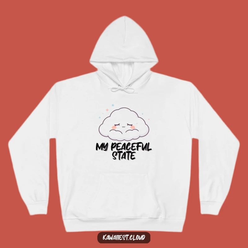 Funny Dreaming Cloud Hoodie: Cozy Character, Peaceful Comfort, Perfect Funny Gift