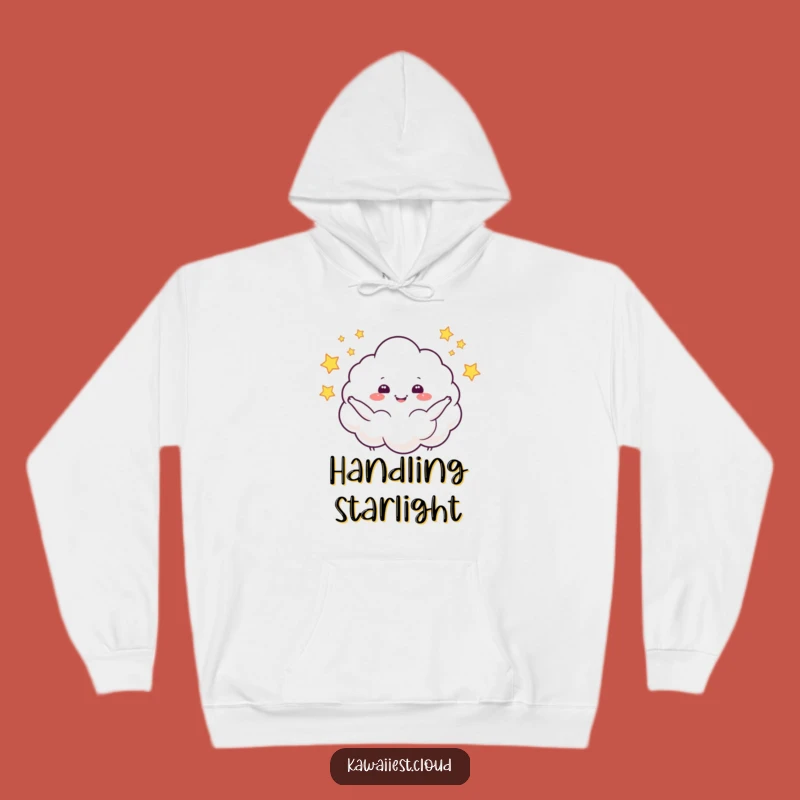 Funny Juggling Cloud Hoodie: Cozy Starry Character Wear, Magical Humorous Gift