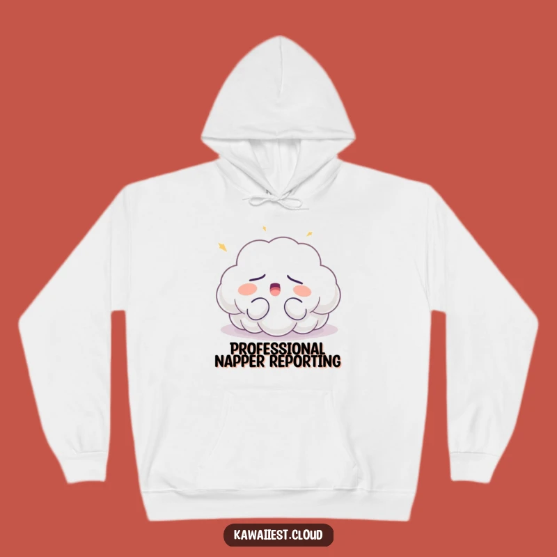 Funny Sleepy Cloud Yawn Hoodie - Warm & Cozy Sweatshirt for Dreamers