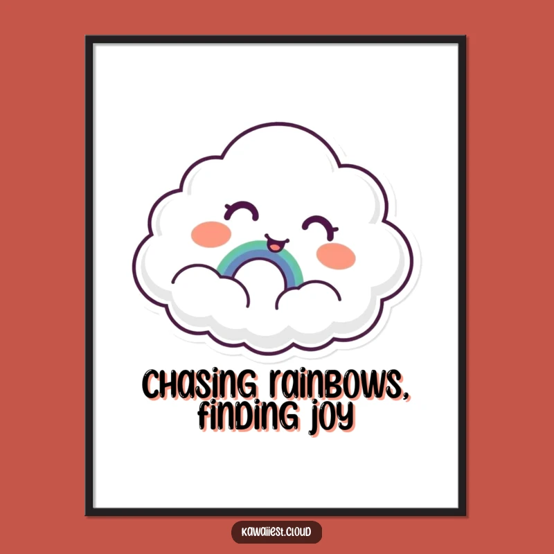 Magical Free Printable Cloud Wall Art: Rainbow Discovery Downloadable Art