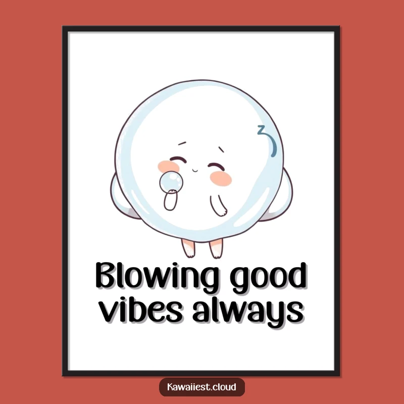 Whimsical Free Printable Cloud Wall Art: Bubble Downloadable Art