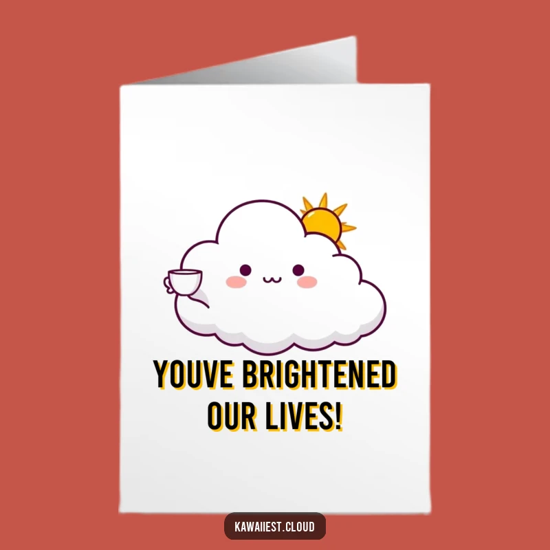 Free Printable Congratulations Card: Sunshine Cup Cloud for a Bright, Downloadable Gift