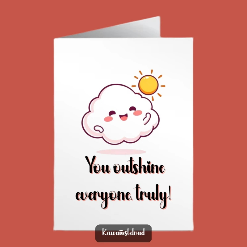 Sunny Cloud Spin Congratulations Free Printable Card - Radiant Joy Downloadable Gift