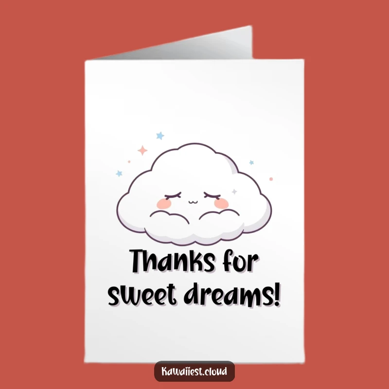 Free Printable Dreamy Cloud Thank You Card: Peaceful Downloadable Gratitude!