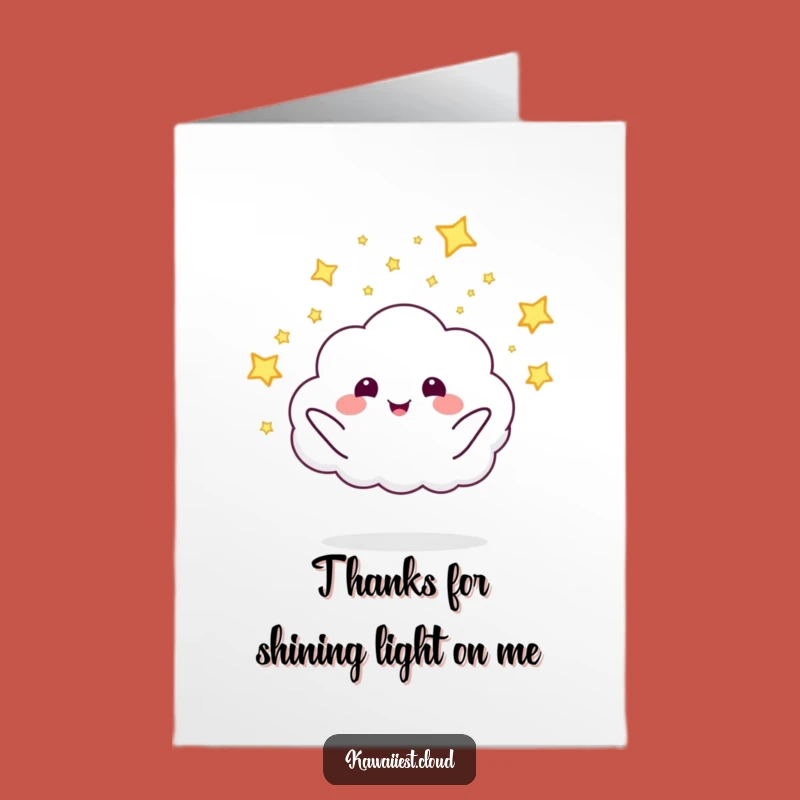 Glow of Gratitude Free Printable Thank You Card - Downloadable Appreciation