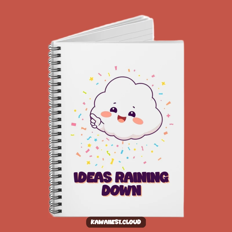 Funny Cloud Confetti Notebook: Jot Down Ideas with Joyful Flair!