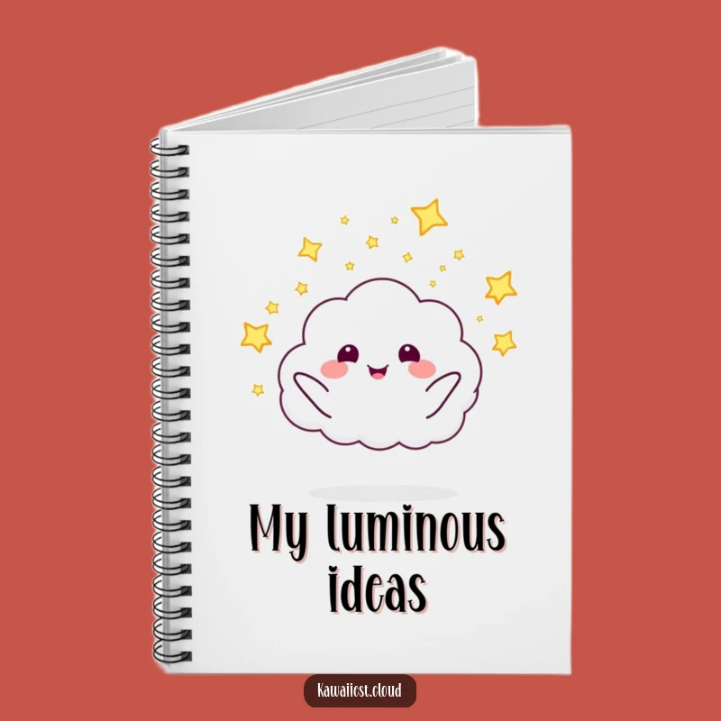 Funny Cloud Firefly Notebook: Journal with Whimsical Lights