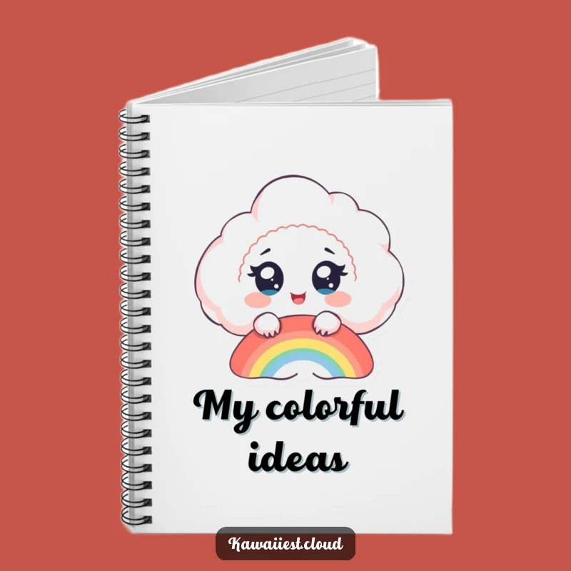 Funny Cloud Rainbow Notebook: Jot Down Happy Thoughts with Whimsical Flair
