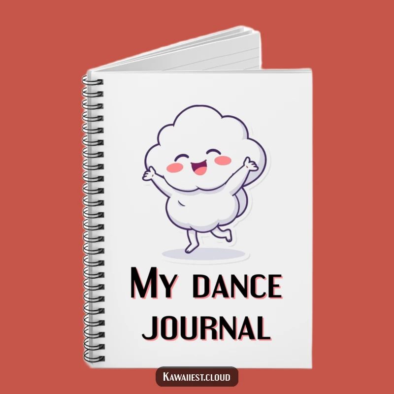Funny Dancing Cloud Notebook: Energetic Character Journal, Perfect Humorous Gift for Note-takers