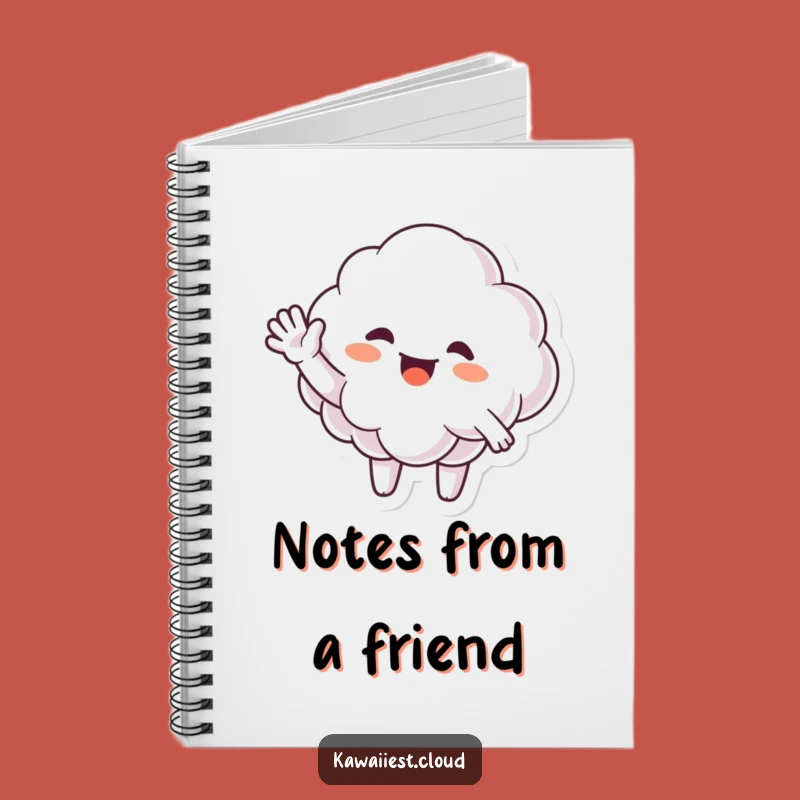 Funny Waving Cloud Notebook: Jot Down Greetings, Enthusiastic Wave, Perfect Funny Gift for Communicators