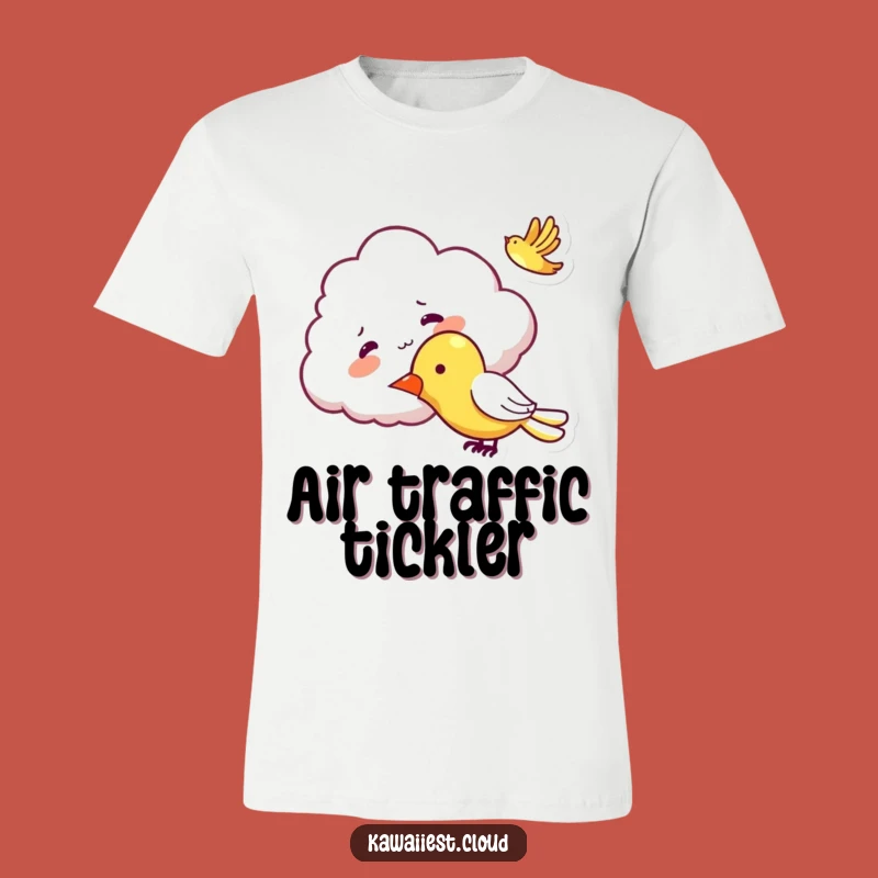 Funny Mischievous Cloud T-Shirt - Plane Tickle Tee, Perfect Cheeky Gift
