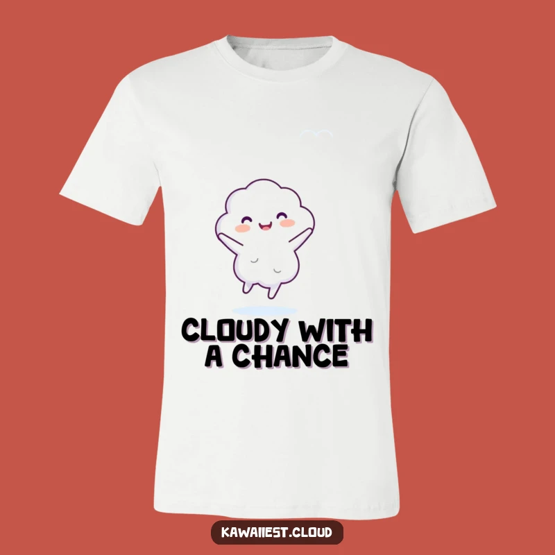 Funny Happy Dance Cloud T-Shirt: Cheerful Character Sky Dance, Ideal Humorous Gift