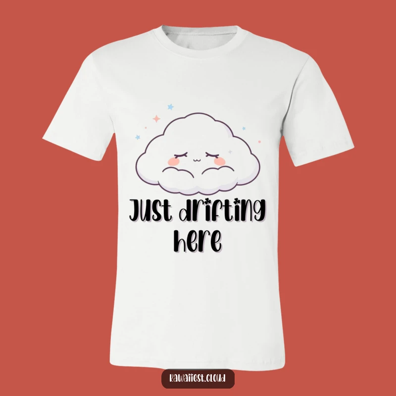 Funny Dreaming Cloud T-Shirt: Peaceful Character, Sleepy Style, Perfect Funny Gift Tee