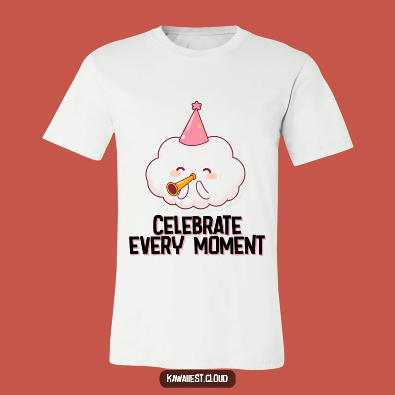 Funny Party Cloud T-Shirt: Wear Your Celebration Spirit Loudly