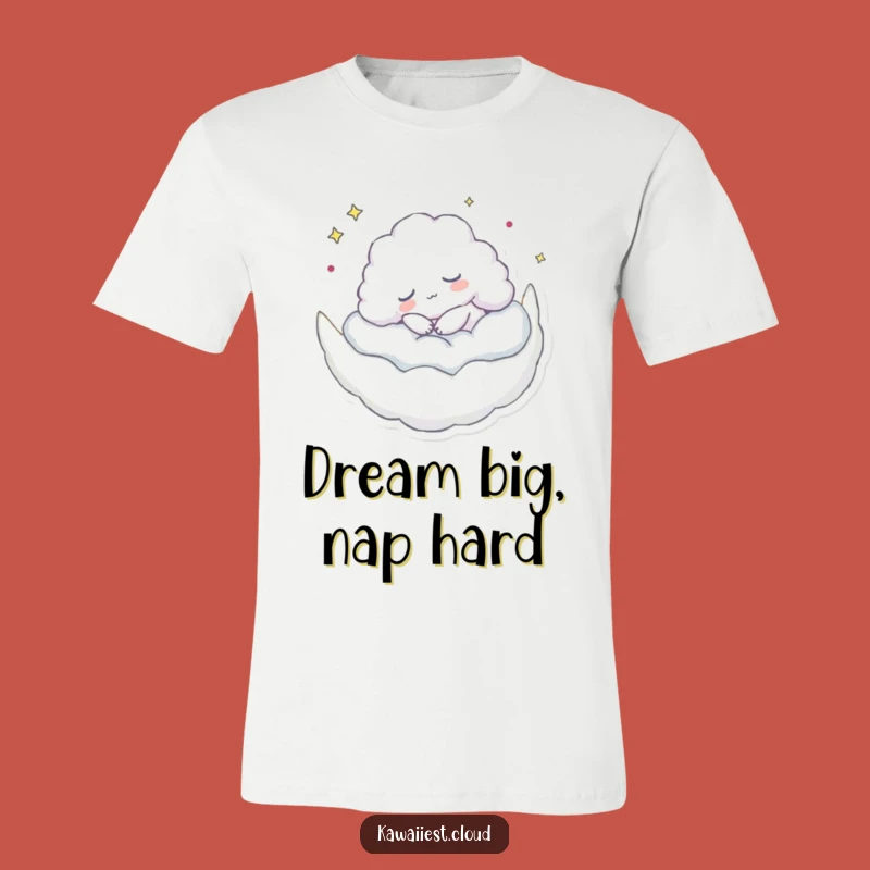 Funny Sleeping Cloud T-Shirt - Moon Nap Bliss, Hilarious Gift!